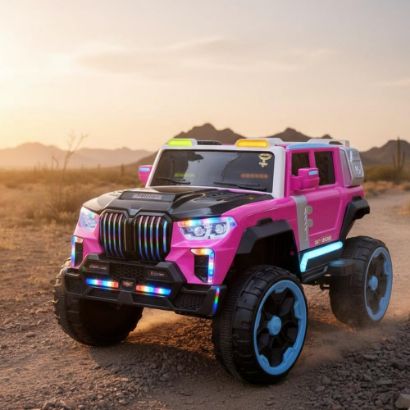 صورة سيارة أطفال كهربائية جيب بتتي عملاقة 4x4 موديل 2026